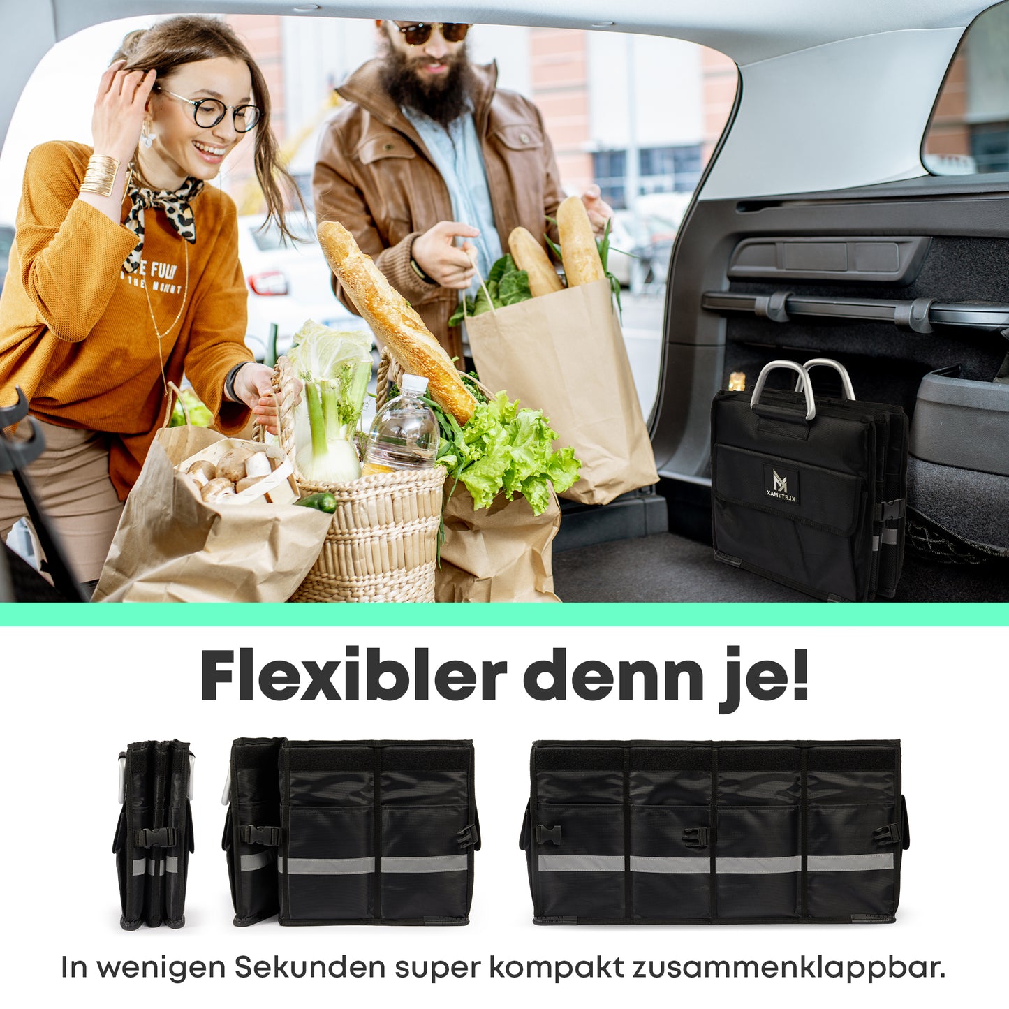 Klettmax® Kofferraumtasche