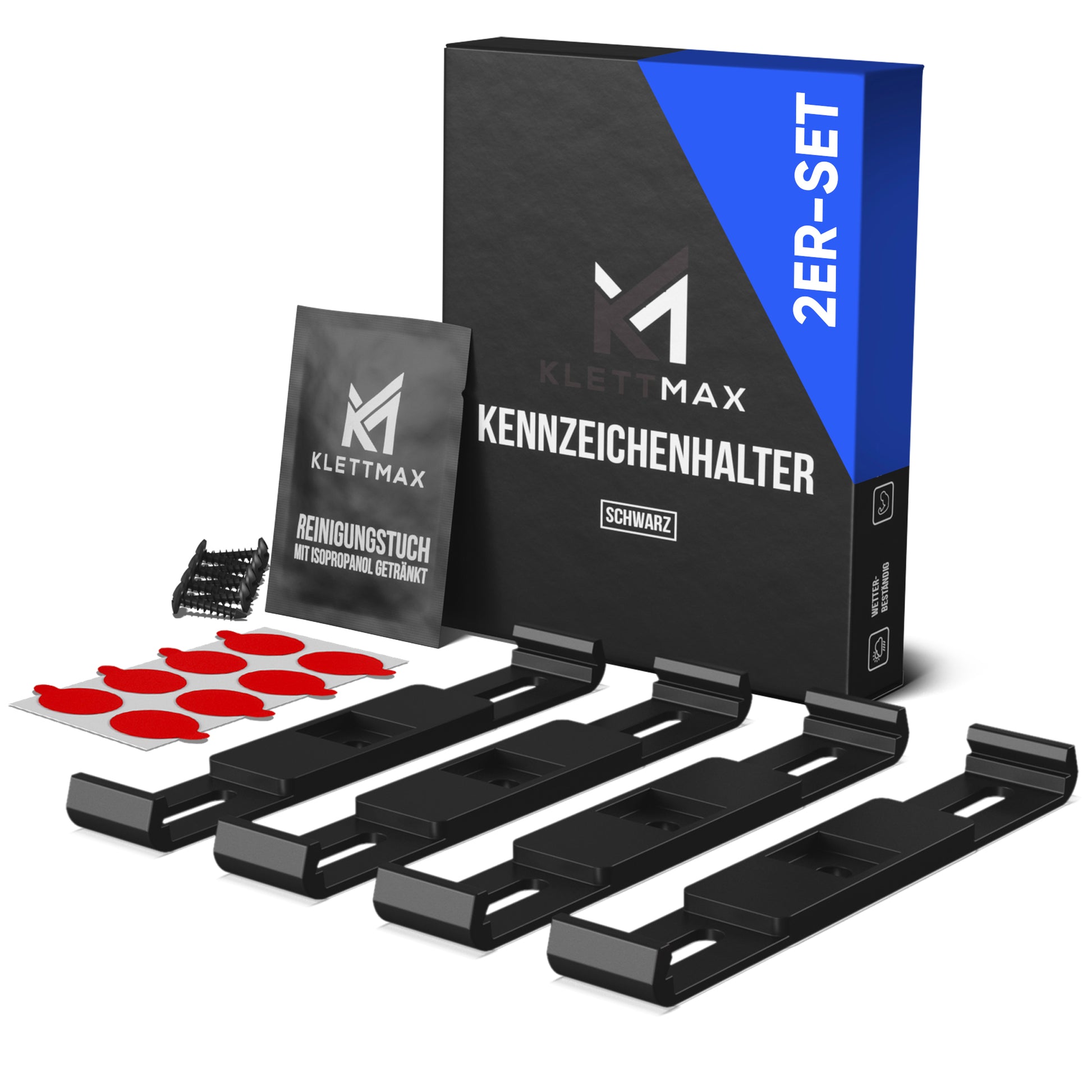 KLETTMAX® Clip Kennzeichenhalter