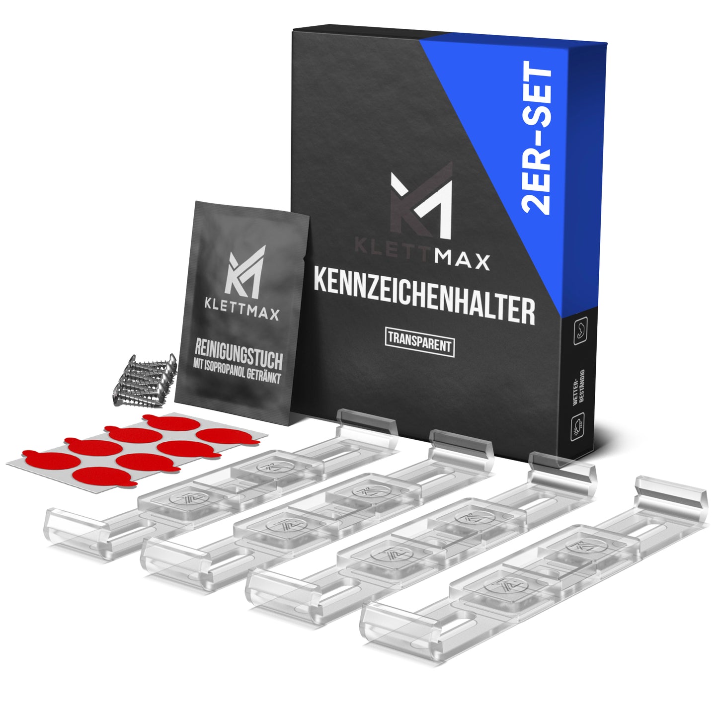 KLETTMAX® Clip Kennzeichenhalter