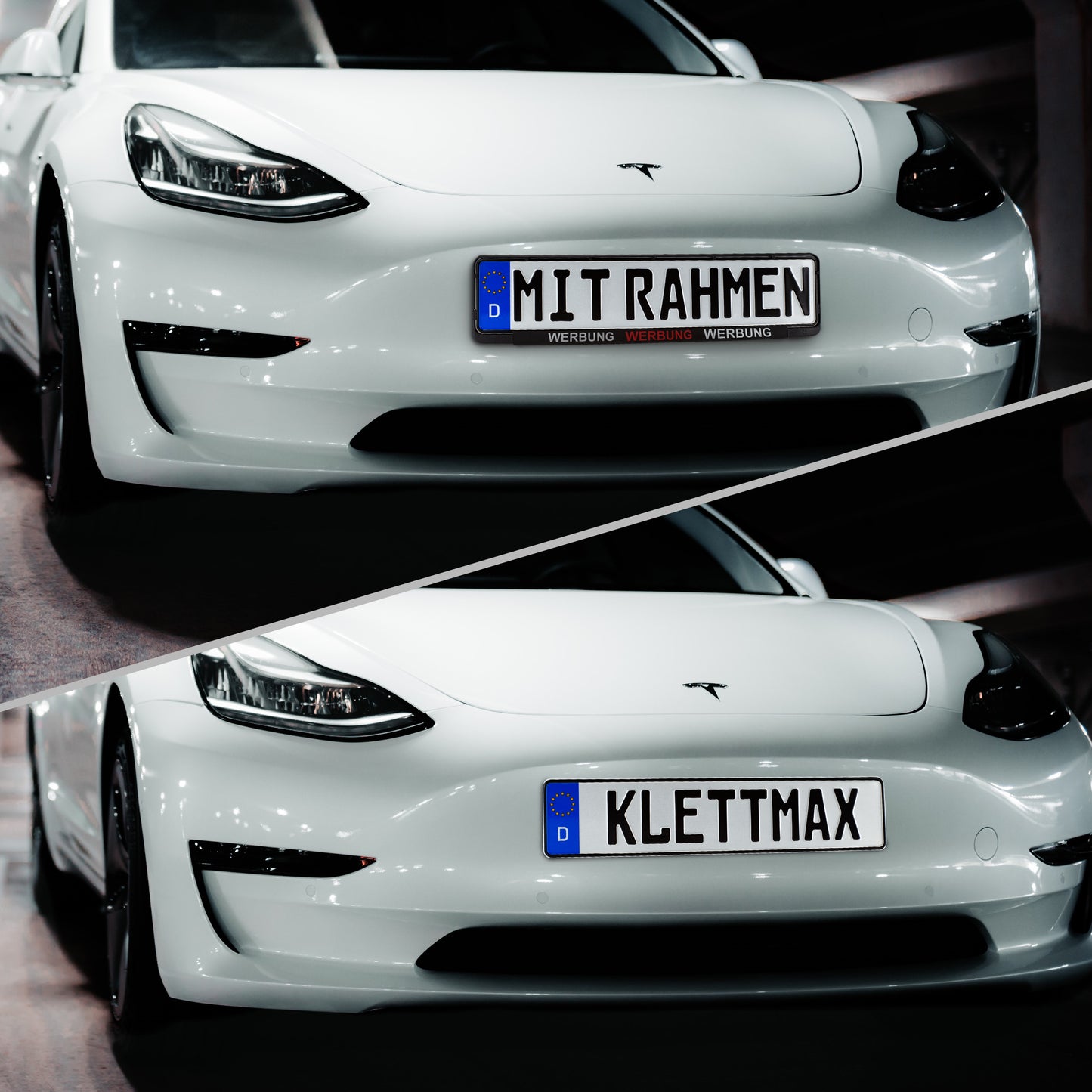 Klettmax® Kennzeichenhalter Rahmenlos | Klett Edition
