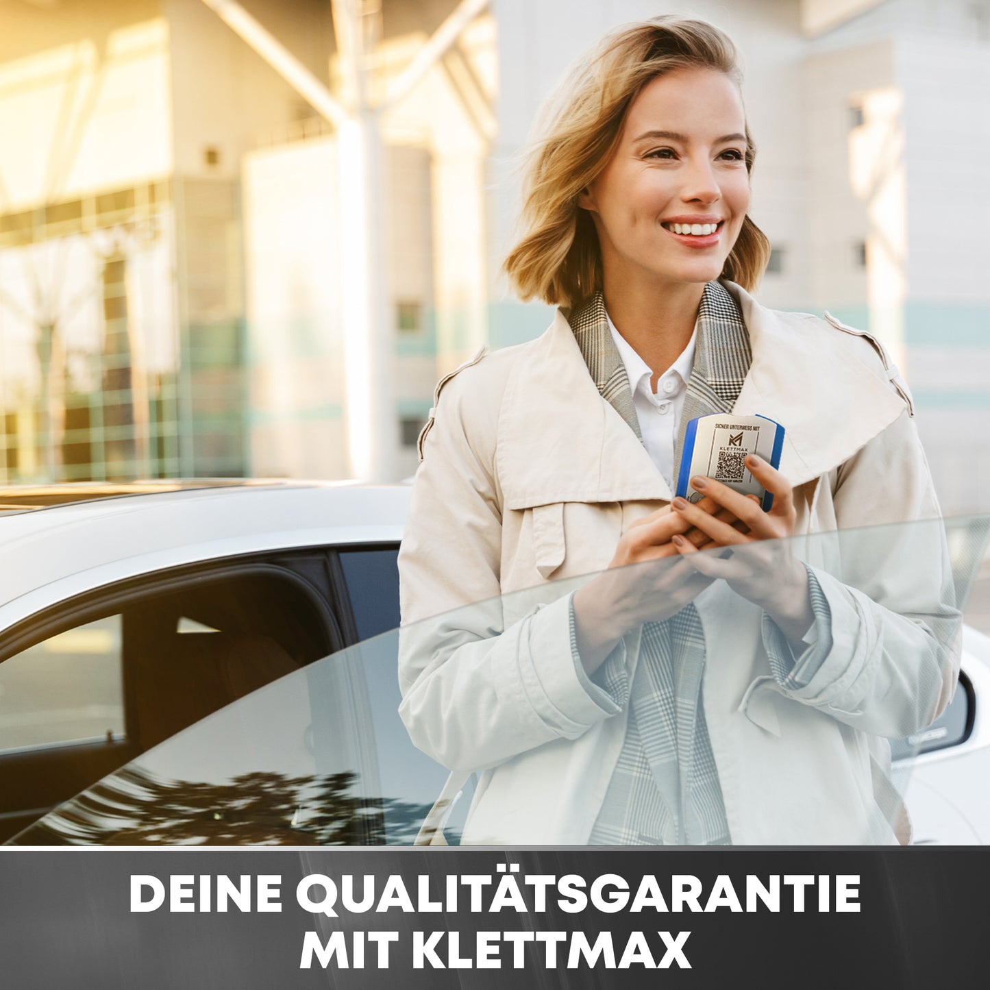 Klettmax® Parkscheibe mit Eiskratzer