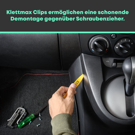 Klettmax® Originale Auto Befestigungsclips